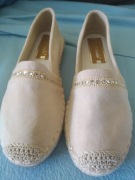 Espadryle beżowe nowe 37