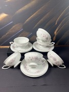 Rosenthal Maria 6 filiżanek do herbaty ze spodkami i talerzykami deserowymi