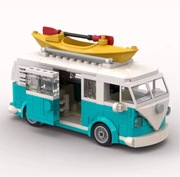 Klocki T1 Camper Van | MOC Technic 309 elementów | Samochód