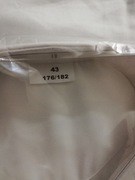 Koszula biała (oficerska) z pagonami krótki rękaw rozmiar kołnierzyka 43