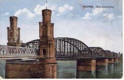 Toruń Most nad Wisłą 1917r