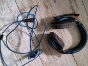 SŁUCHAWKI GAMINGOWE SADES SA-902 CZARNO NIEBIESKIE 