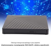 Obudowa Napędu CD DVD Zewnętrzna USB-C USB 3.0 SATA
