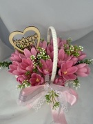 Miniaturowy bukiet mydlany