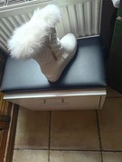 Botki ocieplane na kozuszku