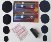 ŁATY DO NAPRAWY MATERACA WELUROWEGO GRANAT/JASNE