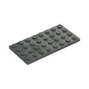 LEGO PODSTAWKA 4X8 SZARA