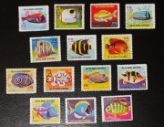 !!! GWINEA  RYBY KORALOWE 14szt... KOMPLETNA _SERIA...KASOWANE*!!!