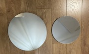 Lustro ścienne okrągłe Ikea - zestaw 2 szt.