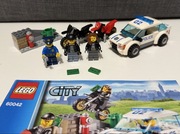 LEGO City 60042 Superszybki pościg policyjny, komplet z instrukcją