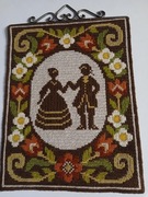 ŚLICZNY OBRAZEK TYPU GOBELINOWEGO-SZWECJA +GRATIS 