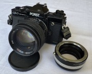 Porst CR7 MX multiprogram obiektyw Porst 1:1,2/50