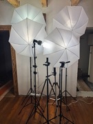 Kompletny zestaw oświetlenia studyjnego -foto/video/YouTube