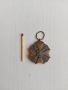 Belgijski Krzyż zasługi III klasy brązowy