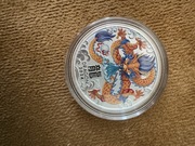 Srebrna moneta rok smoka 1/2oz