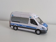 Policja radiowóz Mercedes Benz sprinter samochód bus autobus  model 