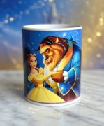 Piękna i Bestia Disney Lorcana prezent dla dziecka kubek Ceramiczny 