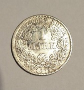 1 Marka 1873 D srebro