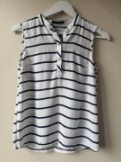 Koszula bez rękawów w paski