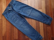 Jeansowe spodnie H&M, r.128, 7-8 lat