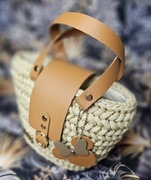 Torebka mini koszyk na szydełku LUCY