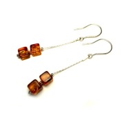 Fiolekart - Kolczyki, biżuteria artystyczna / bursztyn