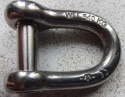 Nowa szekla stalowa, żeglarska, linowa Wichard