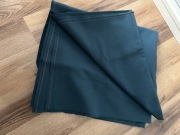 Kupon materiału z PRL w kolorze zielono-niebieskim wełna z elaną 135/150 cm