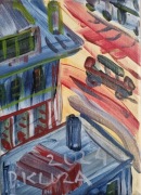 Paweł KLUZA - obraz akrylowy "WŁOCŁAWEK" - ORYGINAŁ