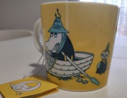 Kubek porcelanowy litera O oryginalny Muminki Moomin Arabia Finland