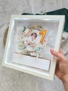 Wyjątkowa ramka na roczek, chrzest, prezent dla dziecka