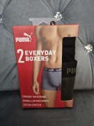 2pak bokserki Puma czarne i zielone khaki Nowe rozmiar L