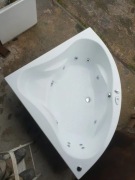 wanna z hydromasażem francja 140x140 poolspa 