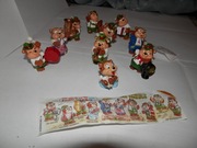 Figurki Kinder niespodzianka "niedzwiedzia kapela"