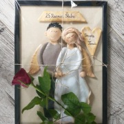 Anioły z masy solnej prezent dla zakochanych 