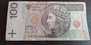 Sprzedam 100zl seria YI 