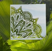 Szablon Mandala -wzór 60x60cm szablon 30x30cm, malarski tynk , DIY Nr.C20