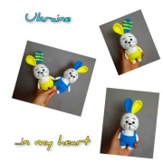 Króliczek Patriot handmade