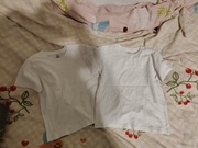 Cool Club zestaw 2 białych koszulek rozm. 122