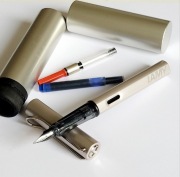 Pióro wieczne Lamy Lx EF oryginalne, nabój, tłoczek do atramentu i tuba