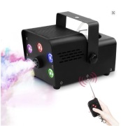 Wytwornica dymu z diodami LED RGB + pilot bezprzewodowy