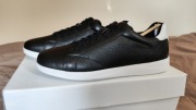 Geox Kennet czarne skórzane sneakersy rozm 42 jak 43 wkładka 28cm 
