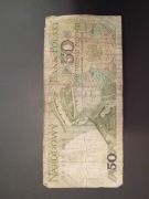 banknot 50 zł K.Świerczewski seria GR 1988