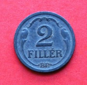2  Fillery  1943 r  -   BP  Węgry   Korona