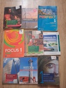 Książki, szkoła średnia, klasy 1 i 2. Cena za poszczególne w opisie.