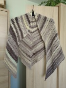 Chusta damska akryl i wełna