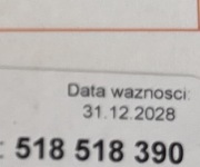 Złoty numer 518-518-390
