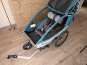 Qeridoo Sportrex 2 2019 - przyczepka rowerowa + wózek (buggy)- stan b.dobry