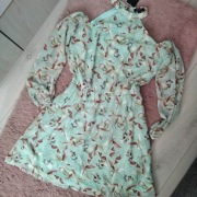 Sukienka motyw kwiatowy Eva Minge rozmiar 38