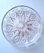 Kryształowy półmisek, patera, Vintage, 30cm.